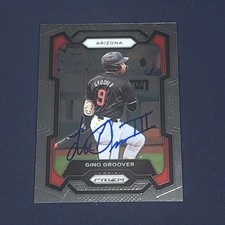 Lujames Gino Groover Signed 2024 Prizm Card #91 Diamondbacks Autographed