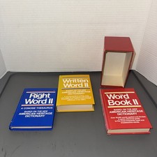 Word Book Desk Reference Set, Copyright 1983 ...