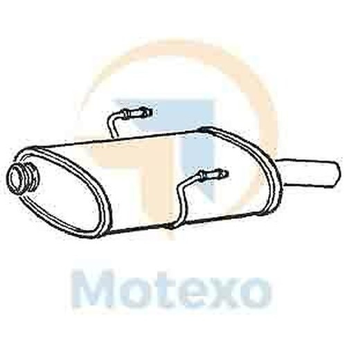 Klarius PG678B Abgasanlage Heckbox 406 1.8 00-03-image