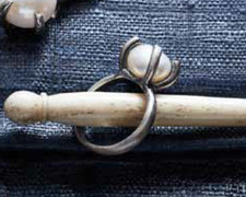 Freshwater Cultured Pearl Ring Sterling Silver 925 Ring Sizes 6, 7  8