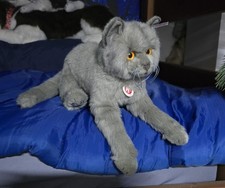 RARE STEIFF Limited Edition Minou Russian Blue Cat Plush