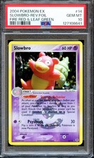 PSA 10 Slowbro 14/112 Reverse Foil Fire Red & Leaf Green EX Pokemon Card MINT