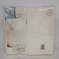The Signature Collection Carlton Quality Jacquard Ivory Lined Curtains 90 x 90