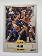 Fleer 1990-91 Base Set Reggie Miller #78 Indiana Pacers Basketball Card