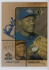 2000 SPx Rookie/Young Star /1500 Pasqual Coco (Should Be Card #141) #54 Auto qw7. rookie card picture