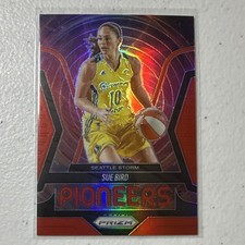 2025 Panini Prizm WNBA Sue Bird Pioneers Insert #1 Seattle Storm Red Holo 4/99 M