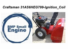 Ignition Coil Craftsman 9HP/28" 247.88190.0 31AS6HEG799 88190 Snow Thrower DG1