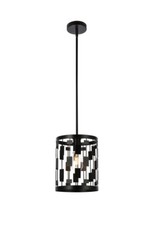 Black Mid-Century Modern Kitchen Dining Room Pendant Chandelier Lighting Fixture