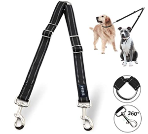 double loop dog leash