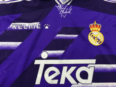 Real Madrid 1995/96 1996 Kelme away shirt jersey Teka camiseta