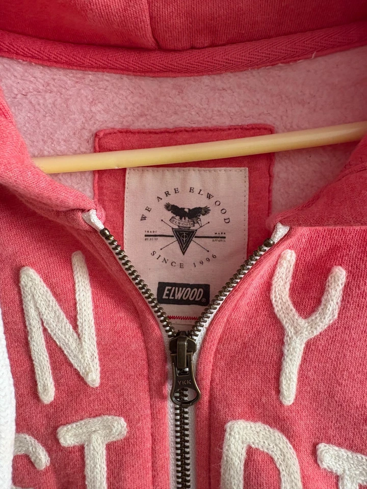 Elwood Men's Full Zip Fleece Hoodie Oversized Fit Sweatshirt Jacket S M L - image 3 of 4