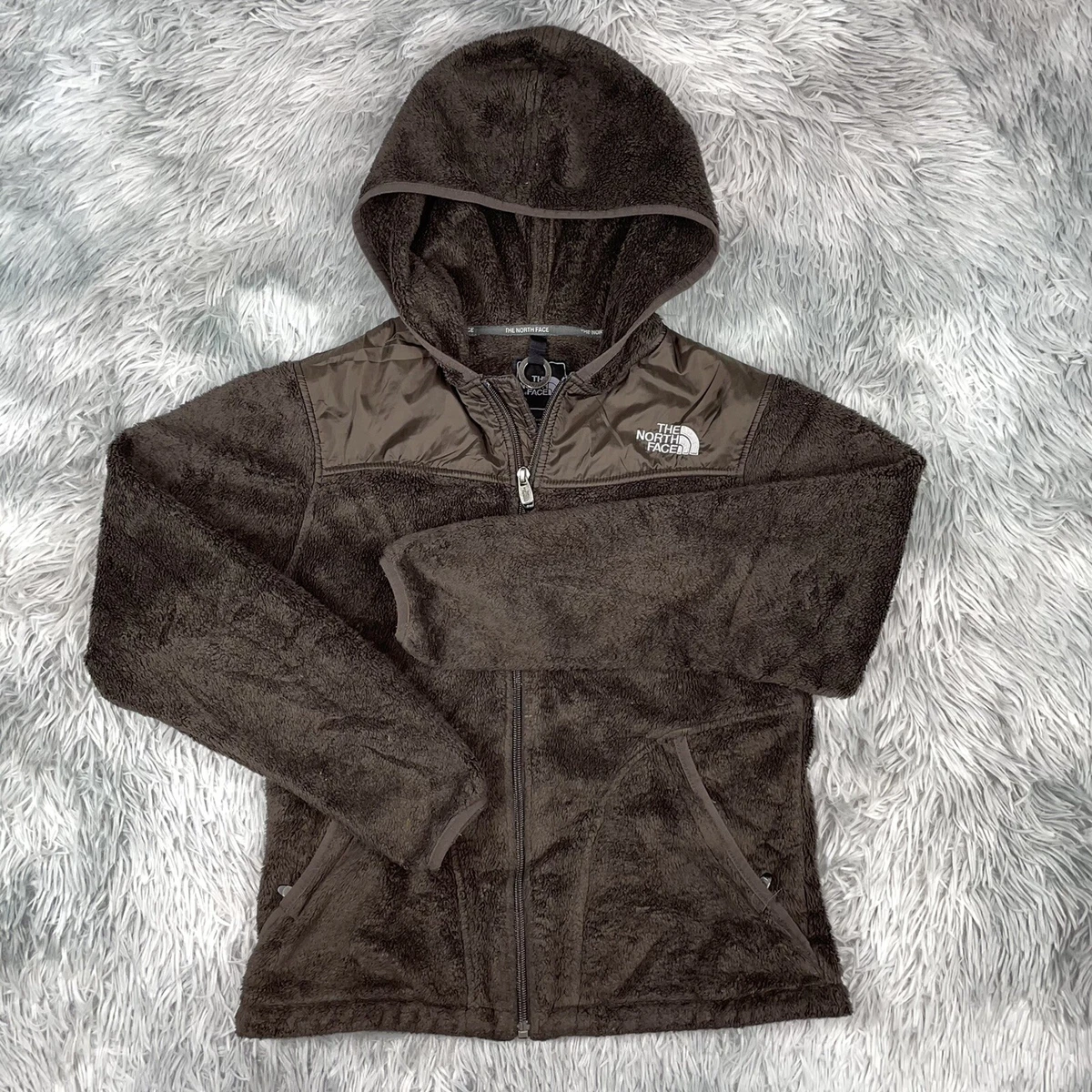 North face furry hoodie hot sale