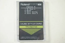Roland Music Style Card w/ Case: 70's and 80's - TN-SC1-03, FREE 2-3 Day Ship!!!