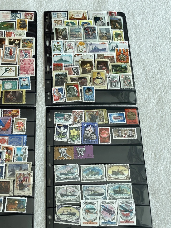 1970-1979 USSR(Soviet Union) 330 Used Stamps,CTO And Post. Cancelled, See Photos - Image 3 of 4