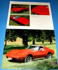 1974 Chevy Corvette Stingray Photo/Poster Lot 74 350 Sting Ray T-Tops Print