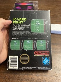 10-Yard Fight (Nintendo NES) Complete - 5 Screw Hangtab Sticker Seal - Authentic