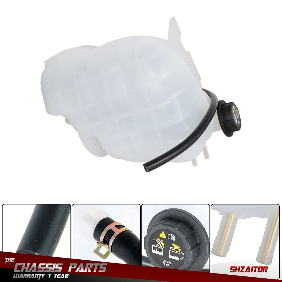 Tanque de depósito de refrigerante con tapa 603-5104 para International Harvester 4300 4400 Foto 2 de 4