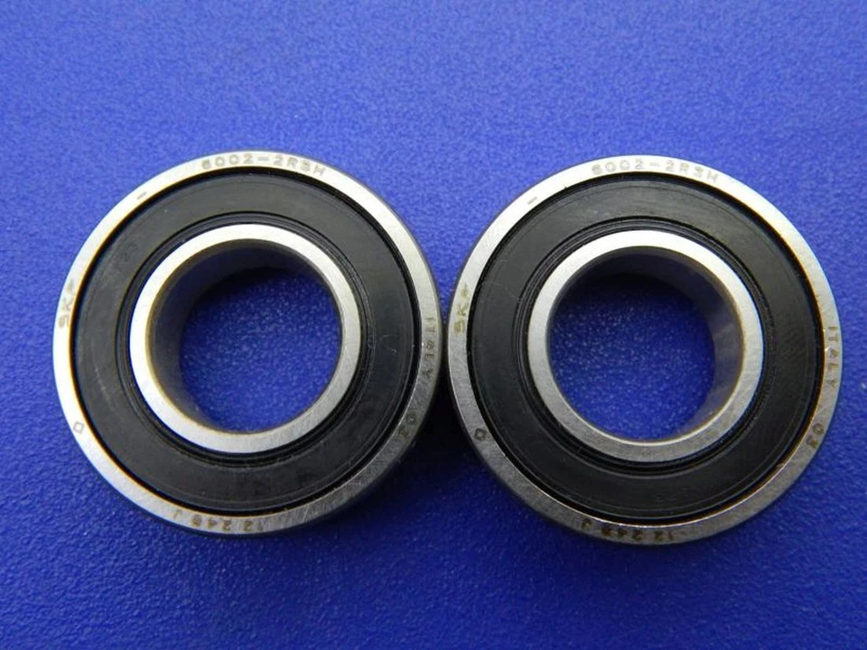 2 Stück SKF 6002 2RSH (15x32x9 mm) Kugellager, Rillenkugellager (2RS, 2RSR,2RS1)