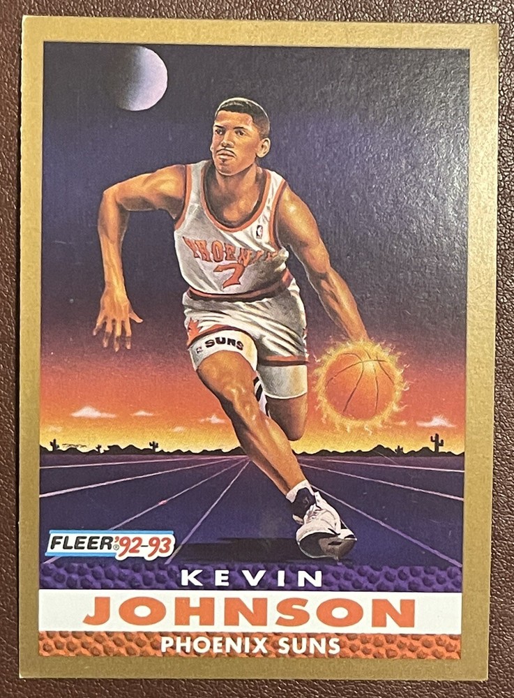 Kevin Johnson 1992-93 Fleer Pro-Visions #252 Suns Basketball Card  