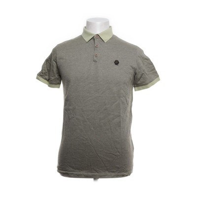 No Excess, Poloshirt, Größe: M, Grün, Baumwolle, Fischgräte, Herren #gW3