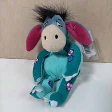 Disney Mouseketoys Eeyore in Dinosaur Costume 9" Mini Bean Bag Plush Stuffed Toy