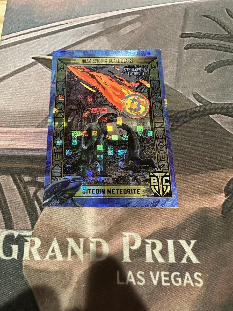 BTC Meteorite #38 2024 Bitcoin Trading Cards BTCTC WHALE Halving Edition  /256