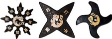 Ninja Martial Arts Rubber Foam Throwing Stars...