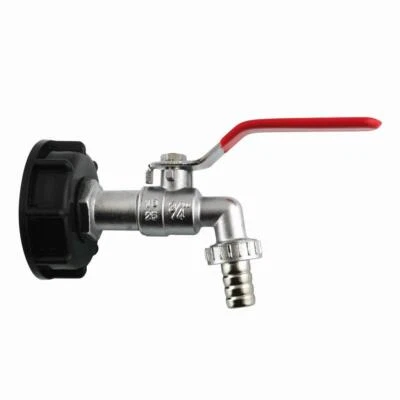 ECROU FEMELLE 2"S60x6 + ROBINET 3/4 SORTIE 3/4 + RACCORD RAPIDE + NEZ DE ROBINET - Photo 1/3