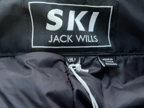 Pantalones rectos para nieve Jack Wills, pantalones de esquí para mujer talla 8 del Reino Unido, XS, negros, nuevos - Imagen 5 de 12