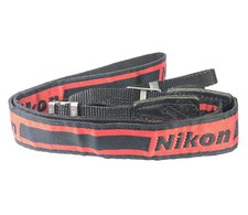 Genuine Nikon Super Strap Red/Black Neck/Shoulder Camera Strap Mint Rare