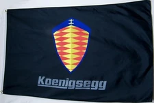 Koenigsegg Premium Flag 3' x 5' Indoor Outdoor Automotive Banner (USA Seller)