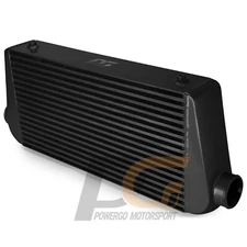 Universal Turbo Intercooler 31x12x4 in. BLACK Fits Camaro Mustang Supra 350Z S13