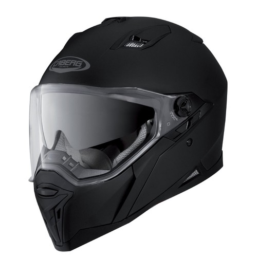 CABERG STUNT CASCO INTEGRALE MOTARD NAKED ENDURO NERO OPACO TAGLIA XXL |  eBay