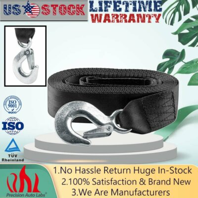 10000LBS MAX DELUXE BOAT TRAILER REPLACEMENT WINCH STRAP 2"x20 - Foto 5