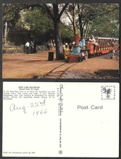 Old Railroad Postcard - St. Louis, Missouri - Zoo Line Train