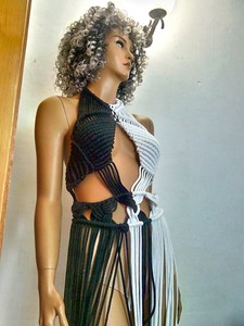 black skirt festival outfit