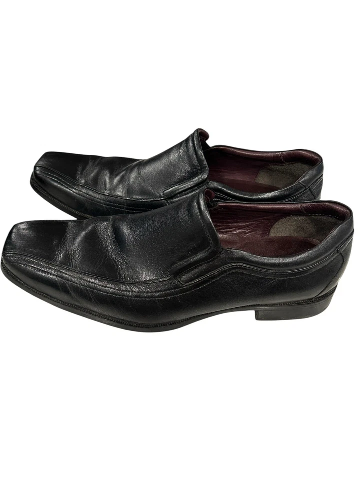 Men's Johnston Murphy Black Shaler Slip-On Shoes Loafers SZ 10 M - Image 2 of 4