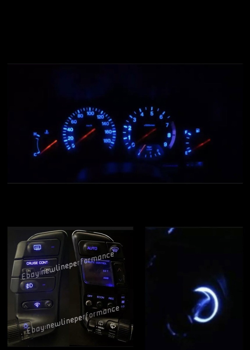 Blue Cluster / Pods / Key Ring LED Bulbs kit For Nissan 300zx Z32