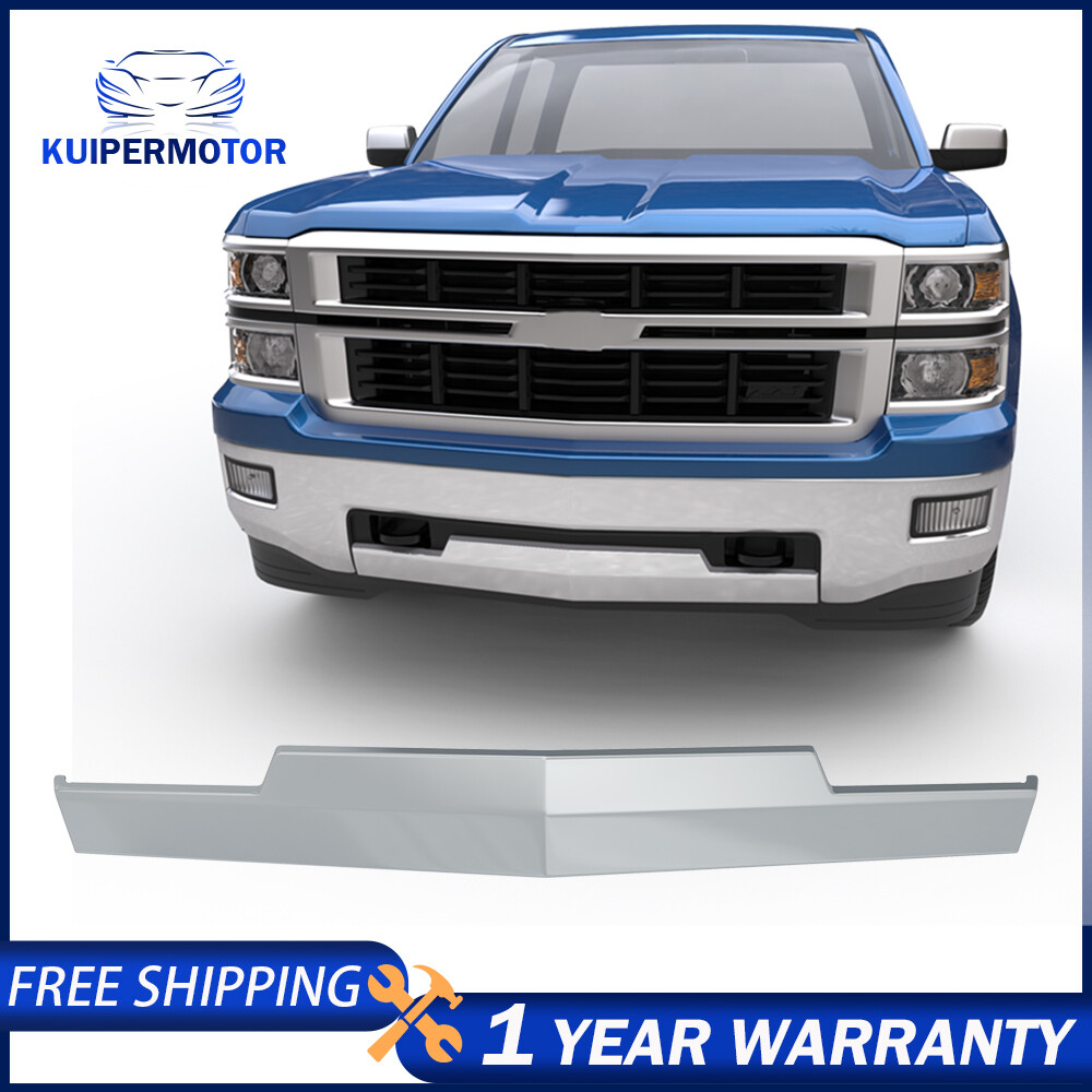 OEM 22944882 GM Chevy 14-15 Silverado 1500 Front Bumper Chrome Skid ...