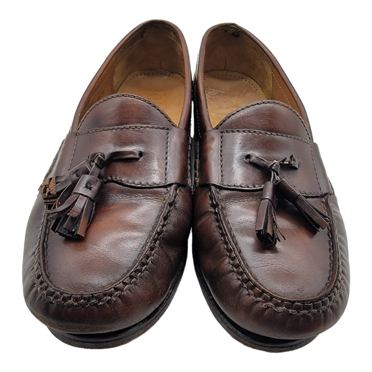 Cole Haan Shoes Men Size 8 D Mahogany Pinch Tassel Loafers  display picture 1