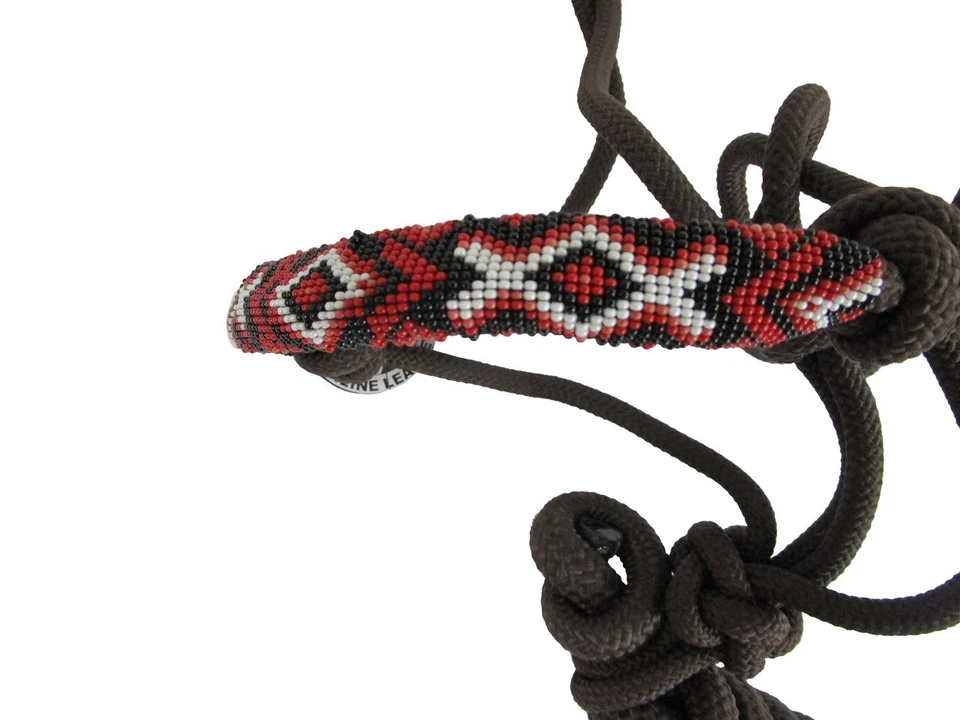 Soporte de cuerda con plomo caballo entrenamiento tachuela nudo vaquero Foto 3 de 4