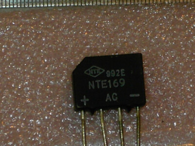 NTE Electronics NTE169 BRIDGE RECTIFIER PRV=600V IF=2A SIP | eBay