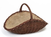 Kaminkorb Holzkorb Kaminholzkorb Weide (Art. 90100-DK)