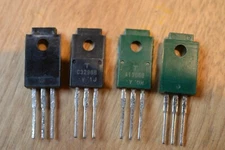 A pair of  NOS TOSHIBA 2SA1306B/2SC3298B (2SA1306/2SC3298, 2SA1306A/2SA3298A)