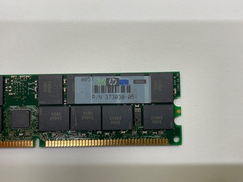 HP 2GB PC3200R DDR 400 CL3 ECC REG MT36VDDF25672G-40BD2 373030-051 - Picture 3 of 3