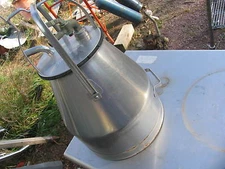 Chore Boy Milking  MILKER Bucket STAINLESS STEEL Cow Goat