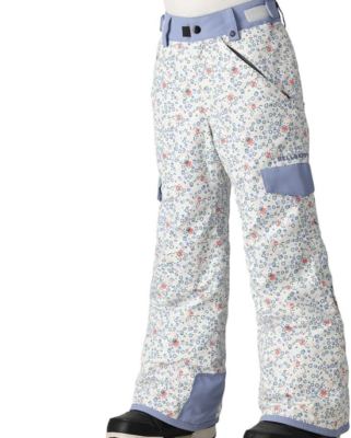 686 Girls Lola Insulated Snowboard Pant (S) Hello Kitty White