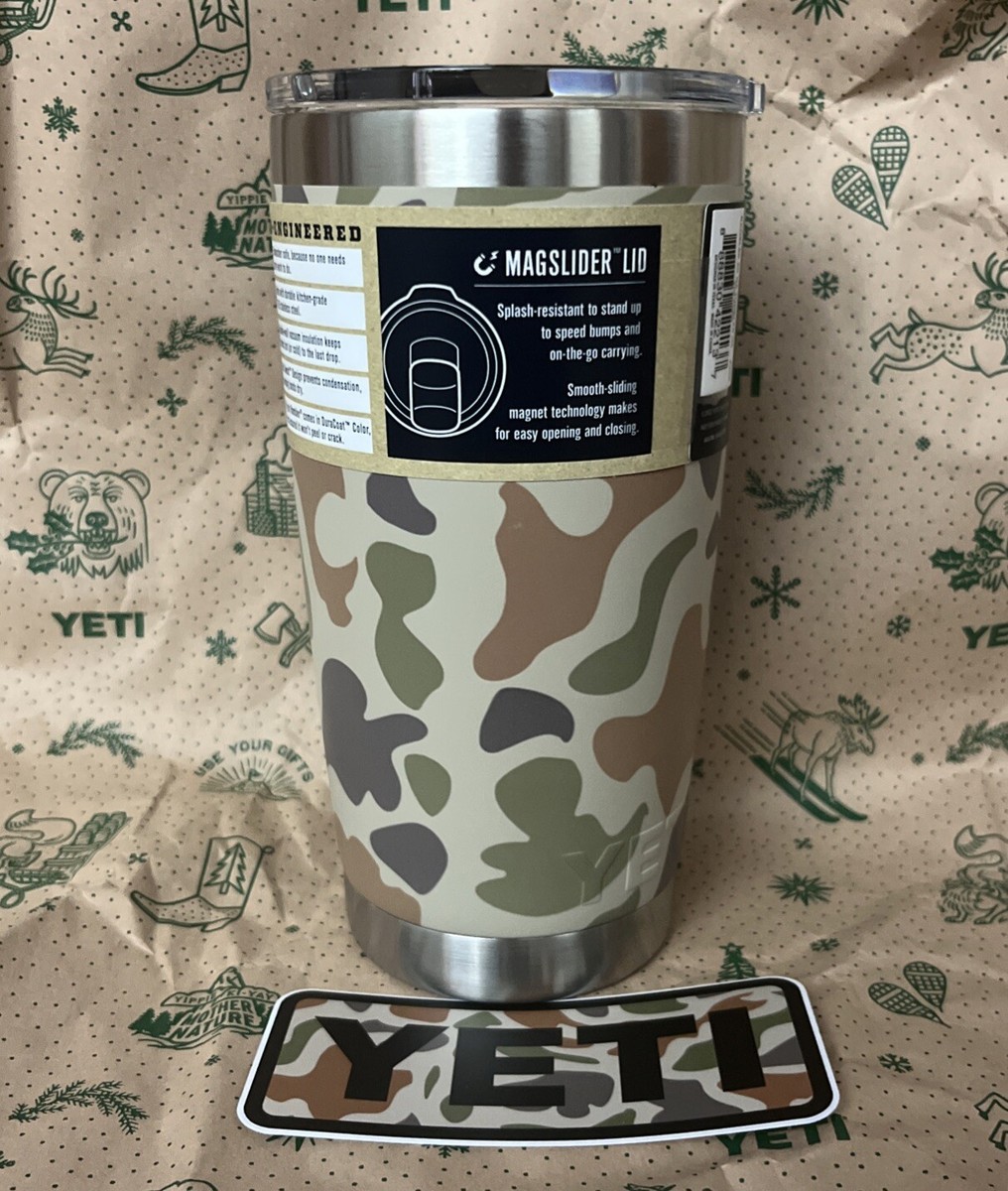 Yeti Rambler 20 Oz Tumbler Duck Camo Camouflage Pattern