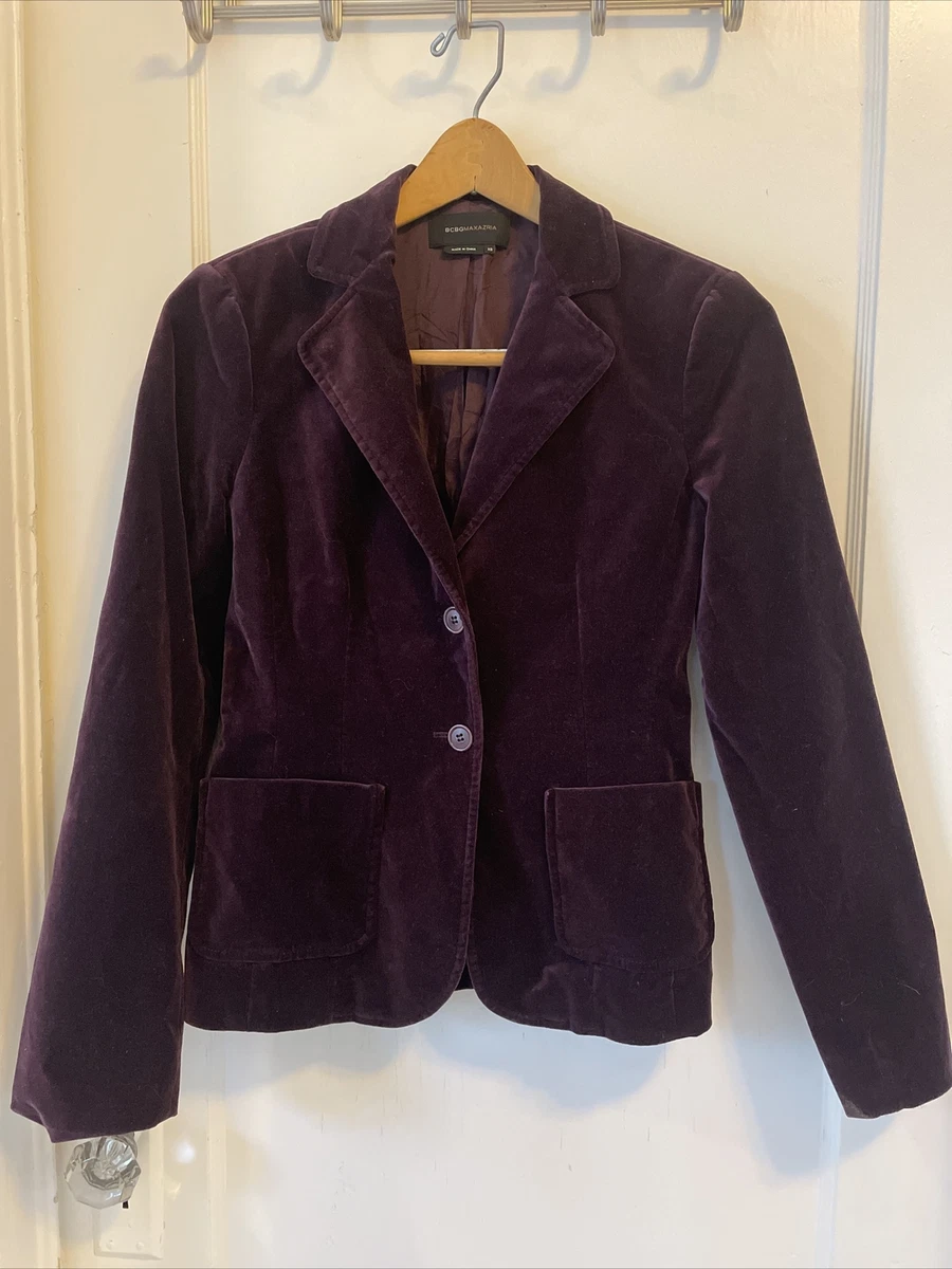 Bcbg 2025 velvet coat
