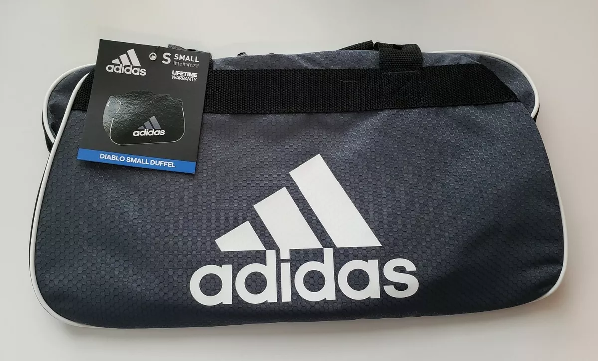 adidas Diablo Small Duffle Bag (Onix Jersey/Black) 